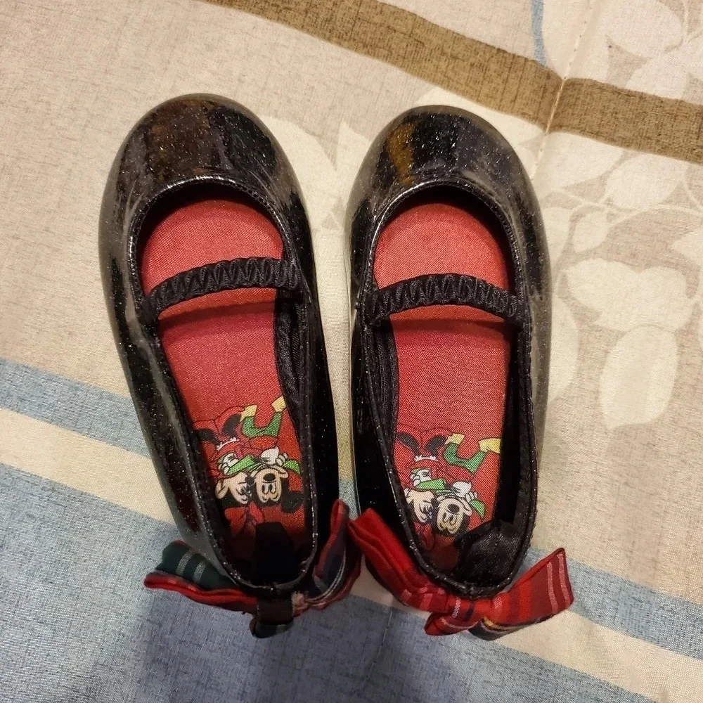Disney Toddler Girl Mickey Minnie Ballet Flats 2YR